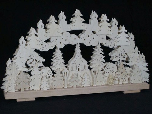 Illuminated schwibbogen with - illuminated,