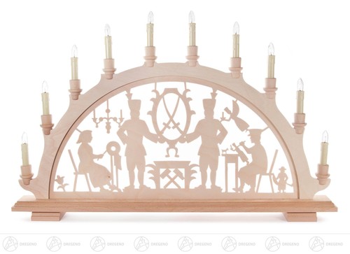 Illuminated schwibbogen with - illuminated,