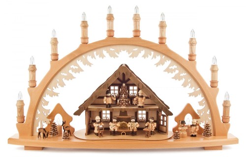 Hutzenstube schwibbogen with - hutzenstube,