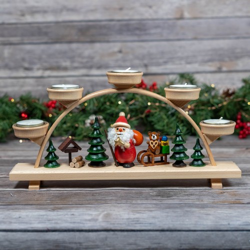 Santa and sled schwibbogen - santa,